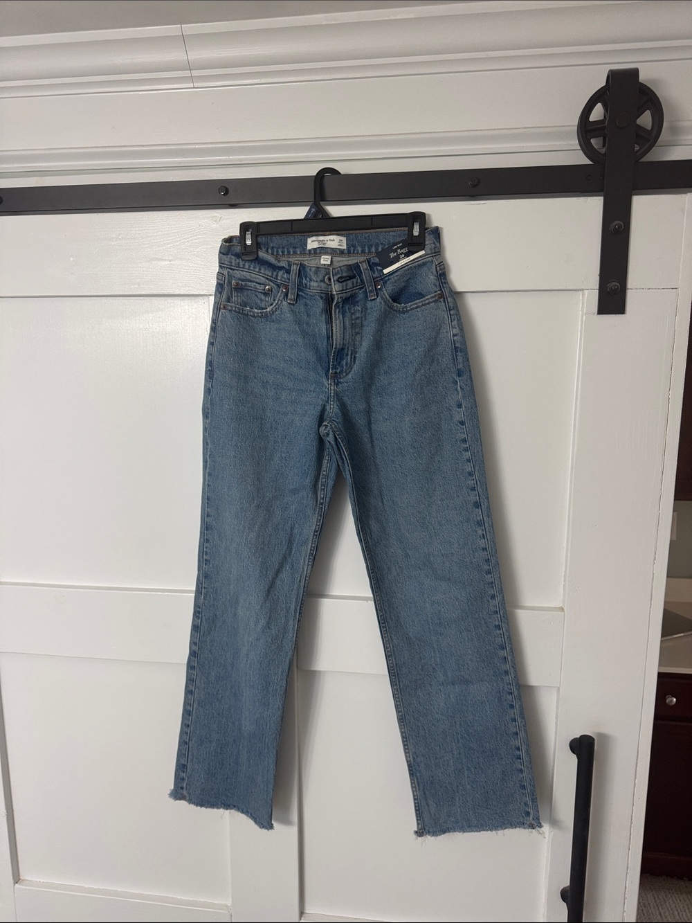Abercrombie & Fitch Light Blue Straight Leg Jeans